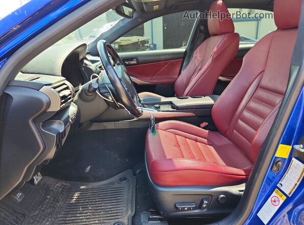 JTHCM1D22G5013668 2016 LEXUS IS Blue Widok wnętrza z przodu