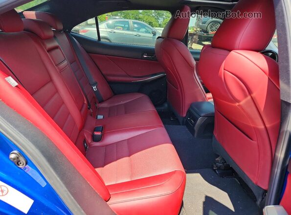 JTHCM1D22G5013668 2016 LEXUS IS Blue Widok tylnych siedzeń