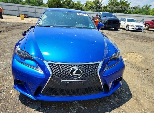 JTHCM1D22G5013668 2016 LEXUS IS Blue Widok z przodu
