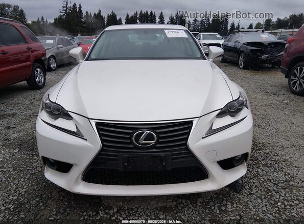 JTHCM1D24G5007712 2016 LEXUS IS 300 White Rear interior view