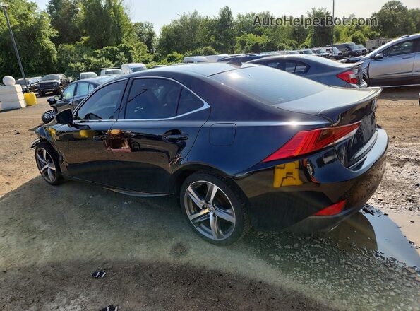 JTHCM1D24H5016377 2017 LEXUS IS Black Tył lewy