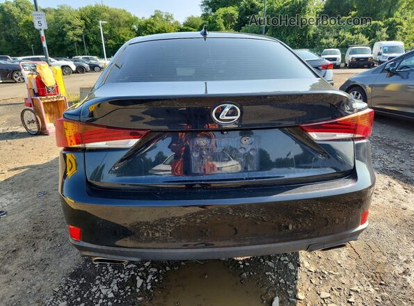 JTHCM1D24H5016377 2017 LEXUS IS Black Widok z tyłu