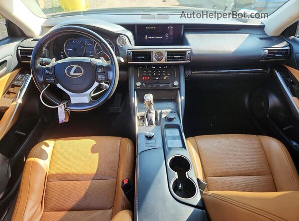 JTHCM1D24H5016377 2017 LEXUS IS Black Widok deski rozdzielczej