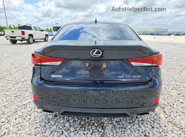 JTHCM1D24H5019389 2017 LEXUS IS Black Vista trasera