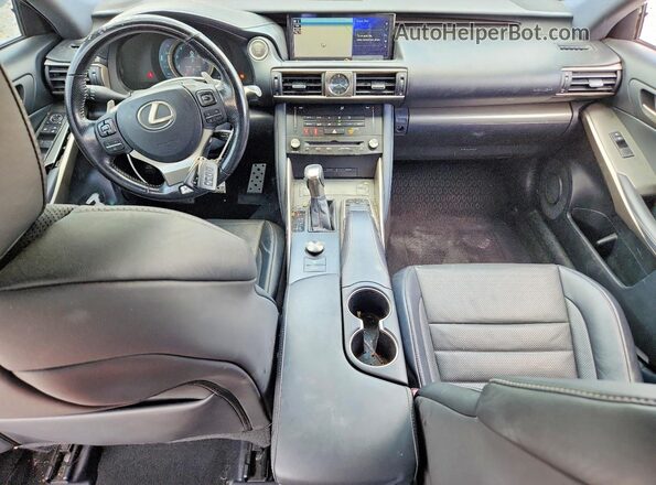 JTHCM1D24H5019389 2017 LEXUS IS Black Vista del salpicadero