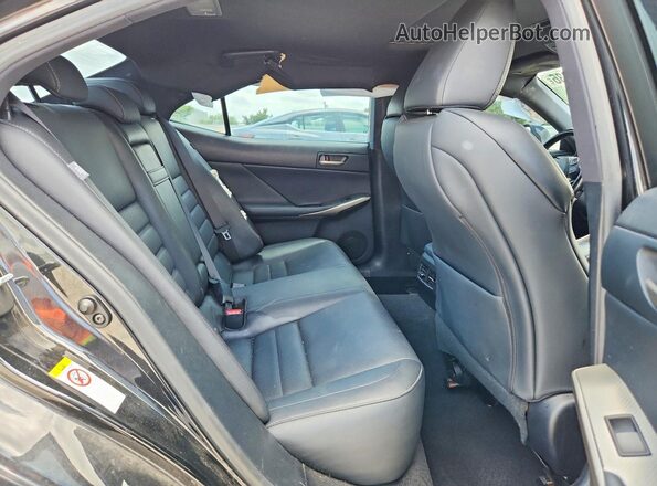 JTHCM1D24H5019389 2017 LEXUS IS Black Vista de los asientos traseros