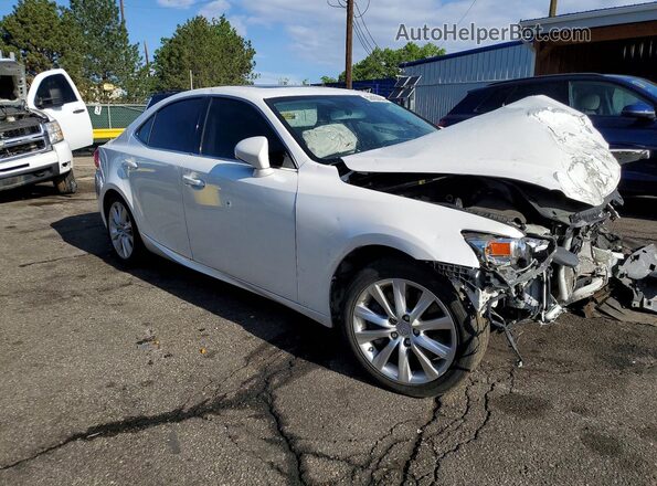 JTHCM1D25G5007704 2016 LEXUS IS White Передня права чверть