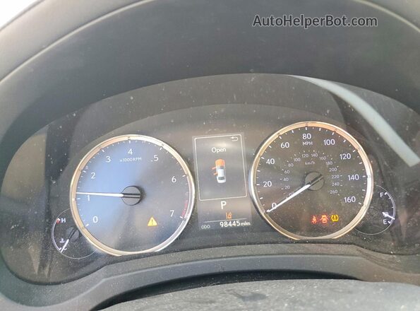 JTHCM1D25H5016100 2017 LEXUS IS White Widok zestawu wskaźników