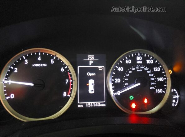 JTHCM1D26G5008232 2016 LEXUS IS Black Widok zestawu wskaźników