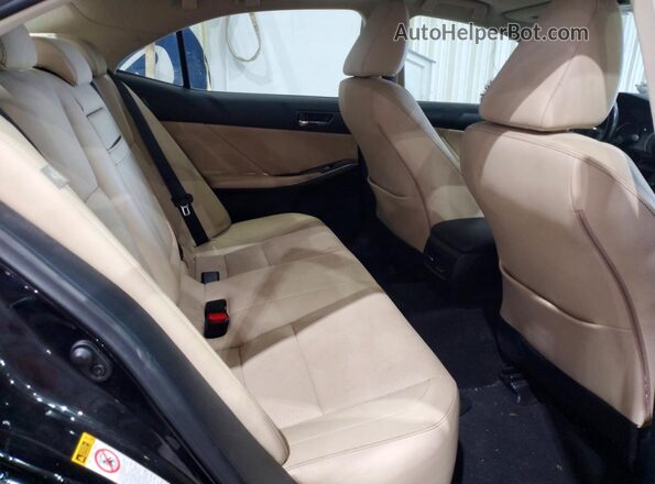 JTHCM1D26G5008232 2016 LEXUS IS Black Widok tylnych siedzeń