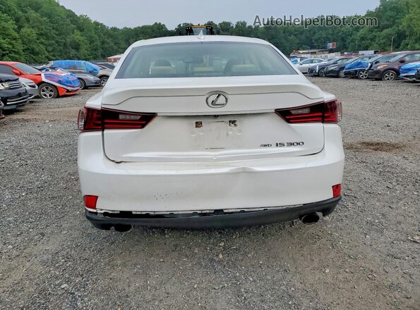 JTHCM1D26G5008280 2016 LEXUS IS White Vista trasera