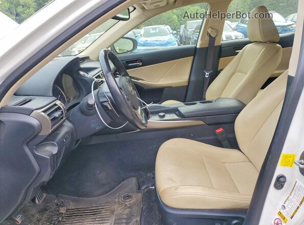 JTHCM1D26G5008280 2016 LEXUS IS White Vista interior delantera