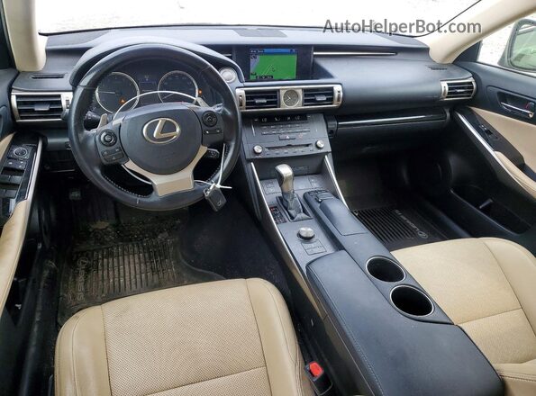 JTHCM1D26G5008280 2016 LEXUS IS White Vista del salpicadero