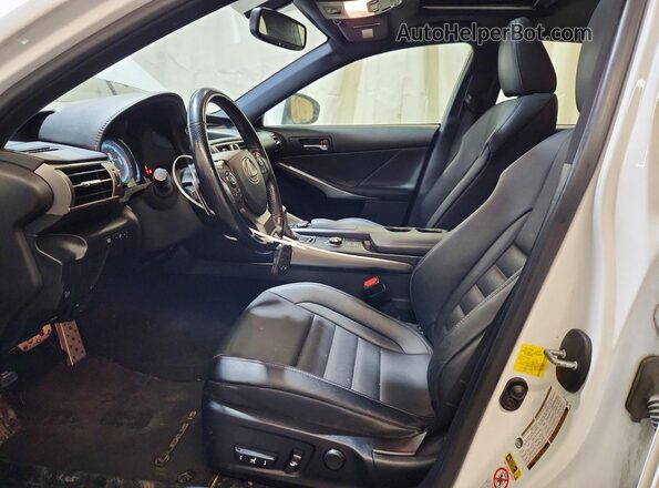 JTHCM1D26G5013365 2016 LEXUS IS White Вид салону спереду