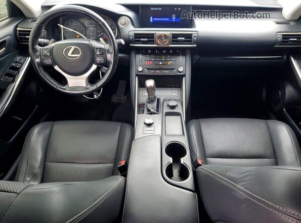 JTHCM1D26H5021189 2017 LEXUS IS White Առջևի վահանակի տեսք