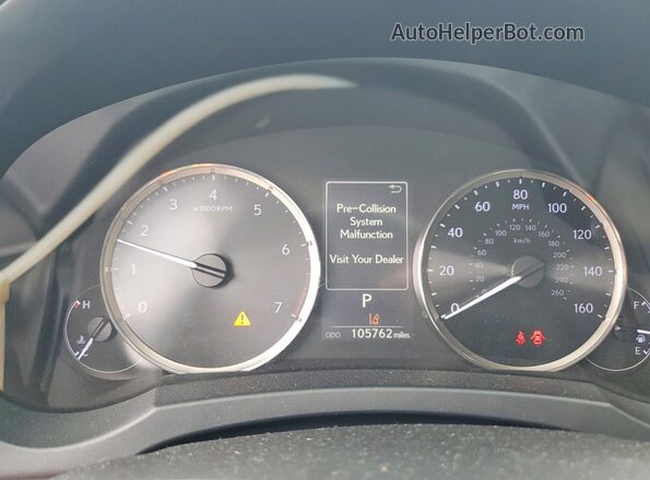 JTHCM1D26H5021189 2017 LEXUS IS White Սարքավորումների վահանակի տեսք