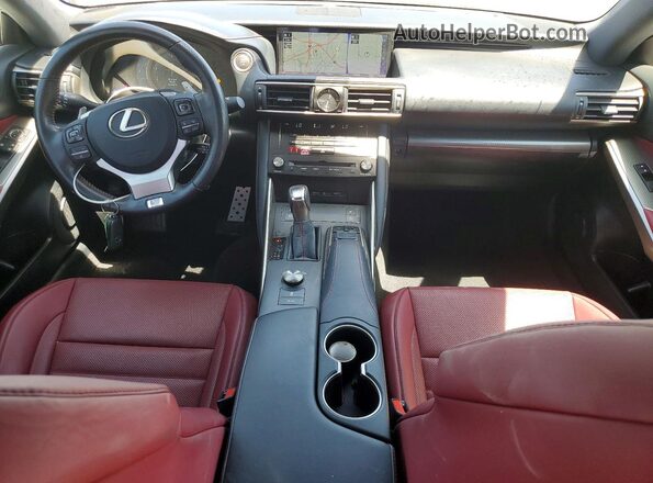 JTHCM1D26H5023217 2017 LEXUS IS White Առջևի վահանակի տեսք