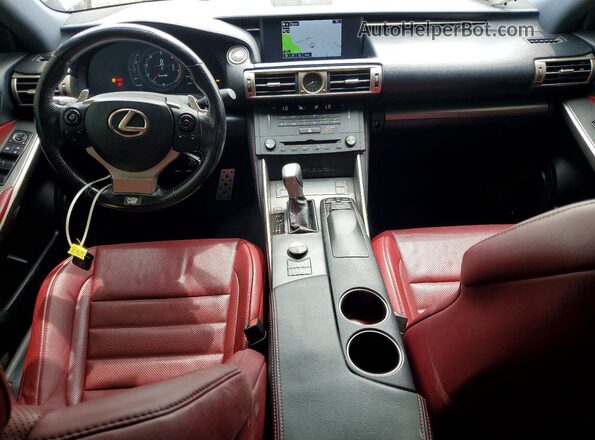 JTHCM1D27G5004321 2016 LEXUS IS Silver Widok deski rozdzielczej