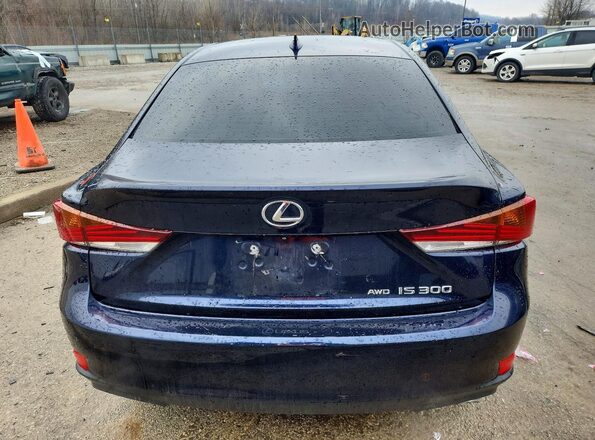 JTHCM1D27H5021170 2017 LEXUS IS Blue Հետևի տեսք