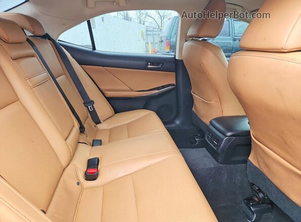 JTHCM1D27H5021170 2017 LEXUS IS Blue Հետևի նստատեղերի տեսք