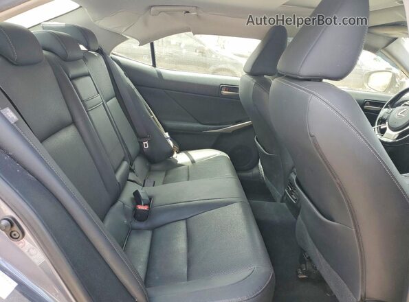 JTHCM1D28H5022019 2017 LEXUS IS Gray Widok tylnych siedzeń