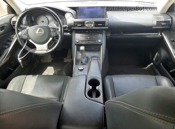 JTHCM1D28H5022019 2017 LEXUS IS Gray Widok deski rozdzielczej