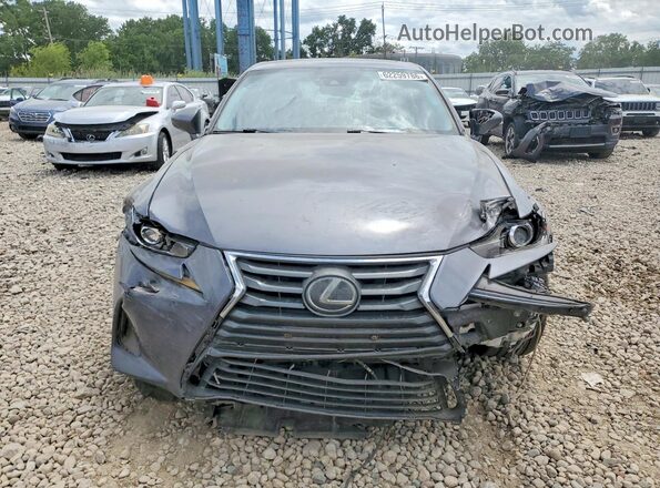 JTHCM1D28H5022019 2017 LEXUS IS Gray Widok z przodu