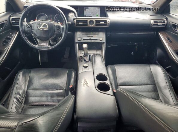JTHCM1D29G5003039 2016 LEXUS IS Gray Vista del salpicadero