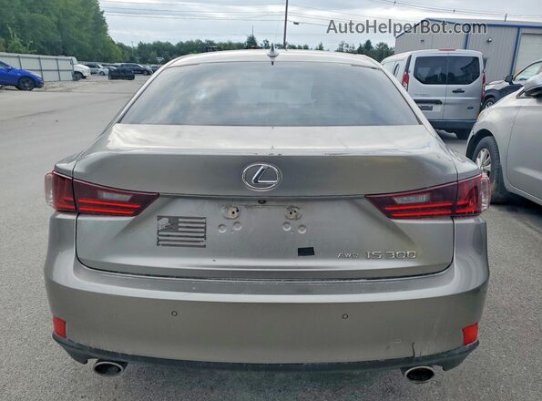 JTHCM1D29G5003039 2016 LEXUS IS Gray Vista trasera