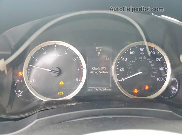 JTHCM1D29G5003039 2016 LEXUS IS Gray Vista del cuadro de instrumentos