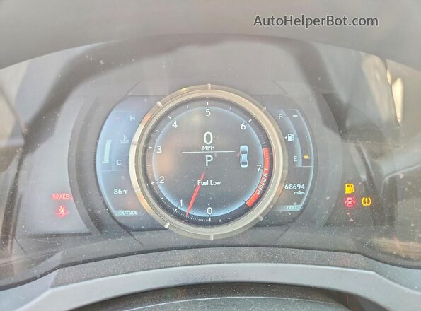 JTHCM1D29G5003980 2016 LEXUS IS Серебряный Вид щитка приборов