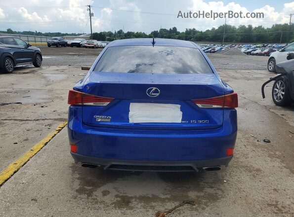 JTHCM1D29H5021140 2017 LEXUS IS Blue Հետևի տեսք