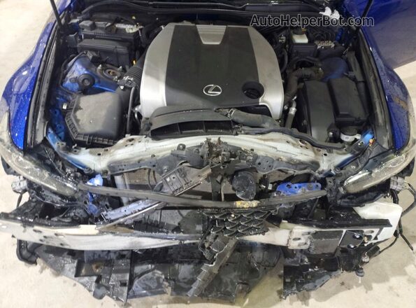 JTHCM1D29H5021140 2017 LEXUS IS Blue Սալոնի հետևի տեսք