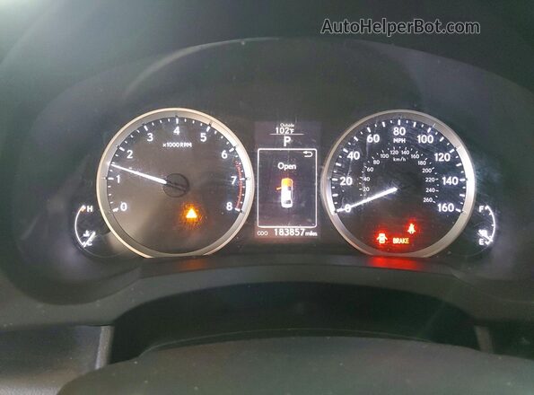 JTHCM1D2XG5008606 2016 LEXUS IS Черный Вид щитка приборов