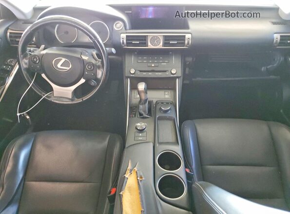 JTHCM1D2XG5008606 2016 LEXUS IS Черный Вид панели приборов
