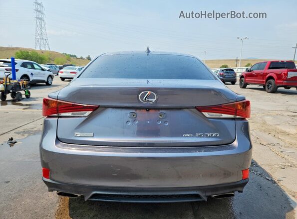 JTHCM1D2XH5015671 2017 LEXUS IS Gray Հետևի տեսք