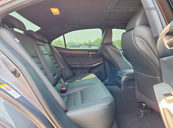 JTHCM1D2XH5015671 2017 LEXUS IS Gray Հետևի նստատեղերի տեսք
