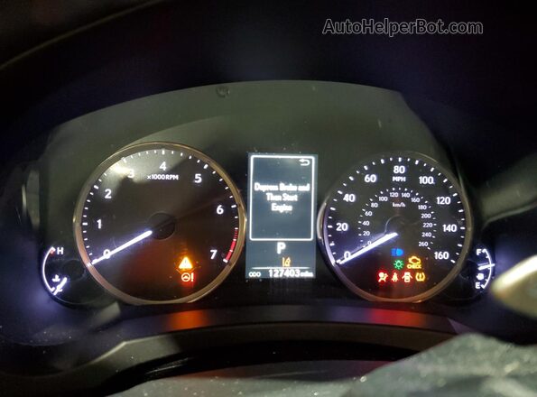 JTHCM1D2XH5016738 2017 LEXUS IS Black Вид щитка приладів