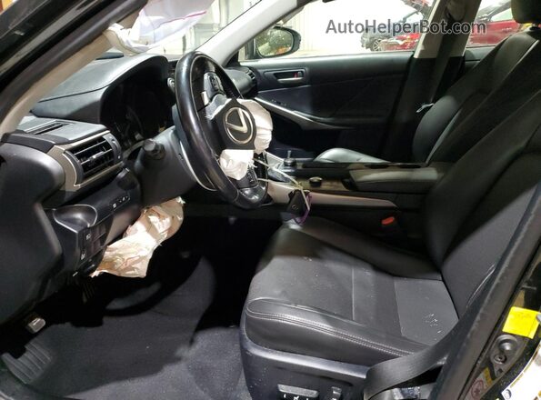 JTHCM1D2XH5016738 2017 LEXUS IS Black Вид салону спереду