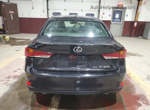 JTHCM1D2XH5016738 2017 LEXUS IS Black Вид ззаду