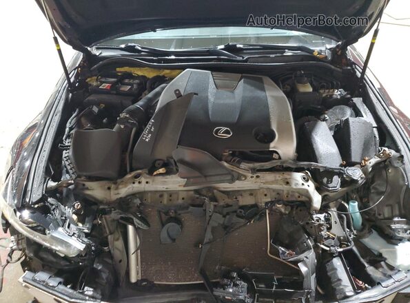 JTHCM1D2XH5016738 2017 LEXUS IS Black Вид задньої частини салону