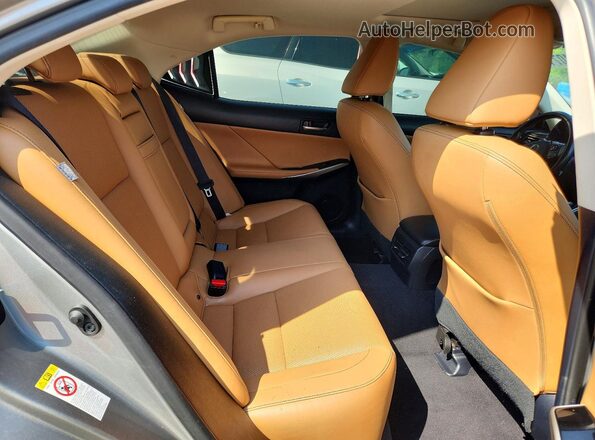 JTHCM1D2XH5021535 2017 LEXUS IS Silver Vista de los asientos traseros