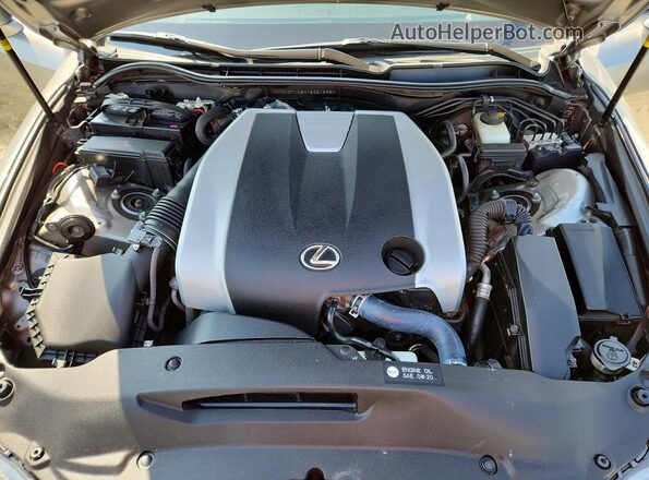 JTHCM1D2XH5021535 2017 LEXUS IS Silver Vista interior trasera