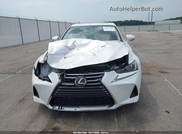JTHCM1D2XH5023320 2017 LEXUS IS 300 White Vista del cuadro de instrumentos