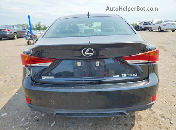 JTHCM1D2XH5023835 2017 LEXUS IS Black Հետևի տեսք
