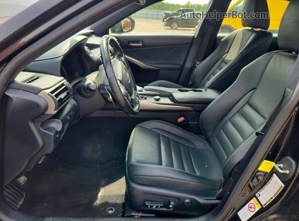 JTHCM1D2XH5023835 2017 LEXUS IS Black Սալոնի դիմացի տեսք