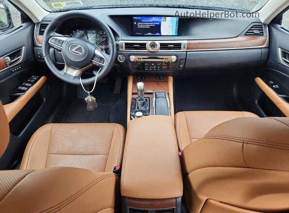 JTHCZ1BL3KA011649 2019 LEXUS GS Blue წინა პანელის ხედი
