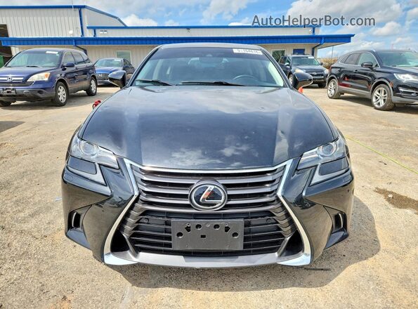 JTHCZ1BL5HA007207 2017 LEXUS GS Black Widok z przodu