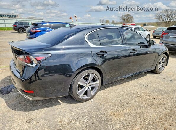 JTHCZ1BL5HA007207 2017 LEXUS GS Black Tył prawy