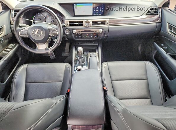 JTHCZ1BL5HA007207 2017 LEXUS GS Black Widok deski rozdzielczej